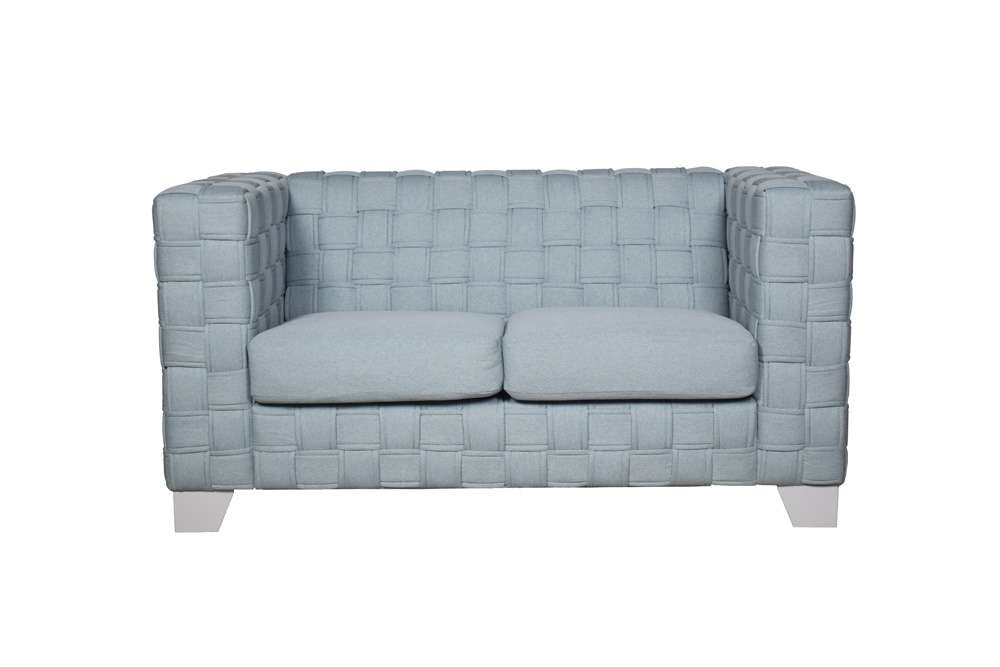 ACME Furniture - Saree Loveseat - Light Teal Chenille & White - LV02347 view 2