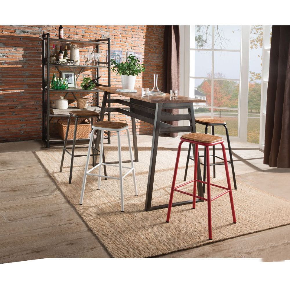 ACME Furniture - Scarus - Bar Table - Natural & Gunmetal - 72385 view 2