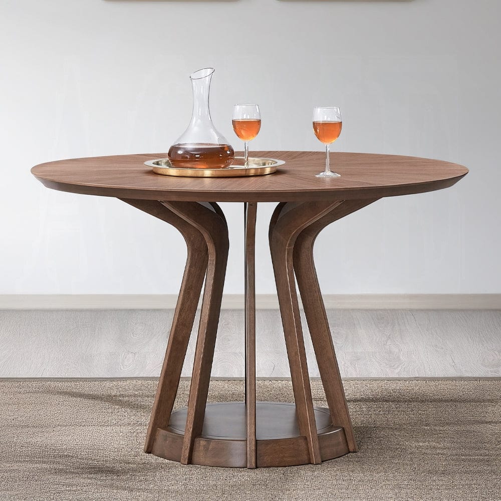 ACME Furniture - Seda Round Dining Table - Walnut Finish - DN04190 view 4