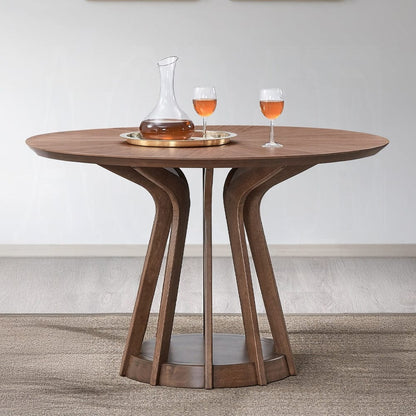 ACME Furniture - Seda Round Dining Table - Walnut Finish - DN04190 view 4