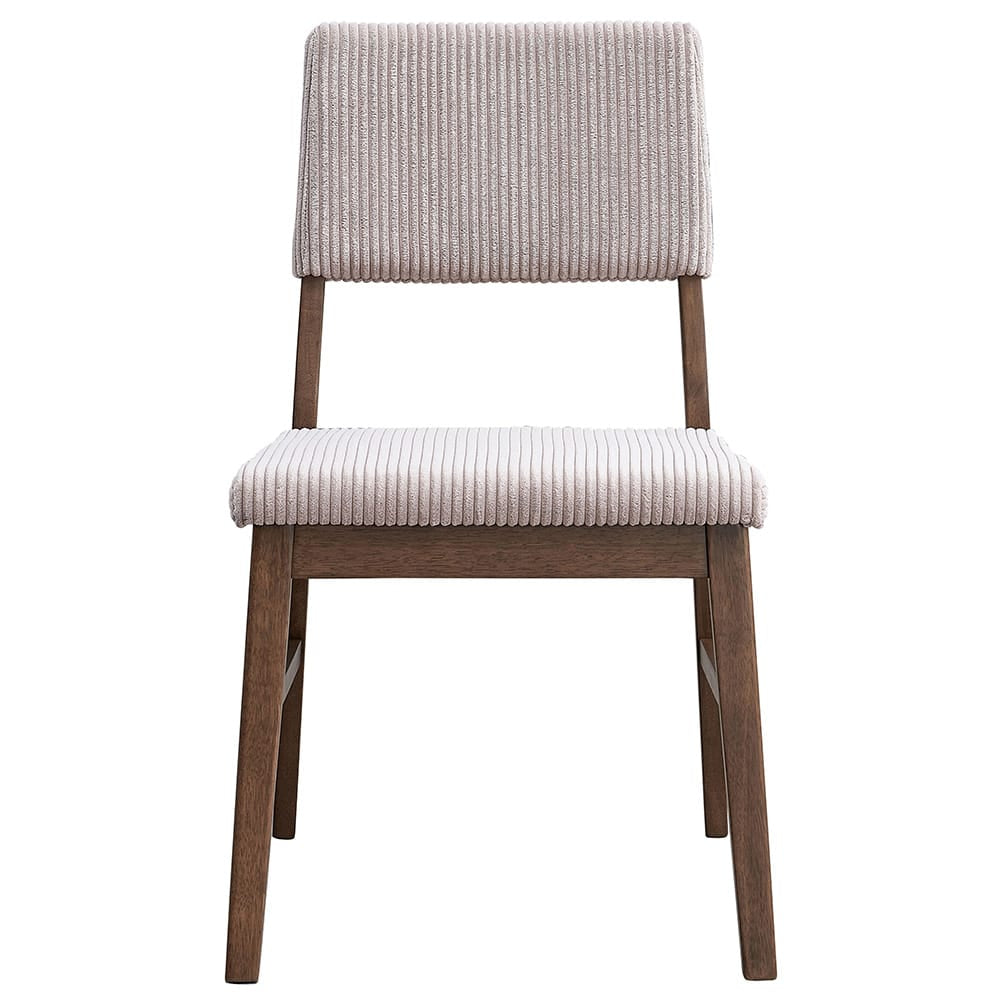 ACME Furniture - Seda - Side Chair (Set of 2) - Dusty Mauve Corduroy & Walnut  - DN04191 view 2