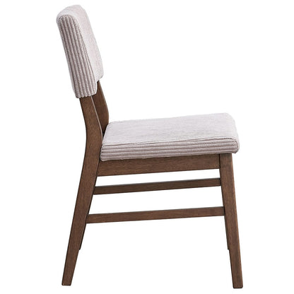 ACME Furniture - Seda - Side Chair (Set of 2) - Dusty Mauve Corduroy & Walnut  - DN04191 view 3