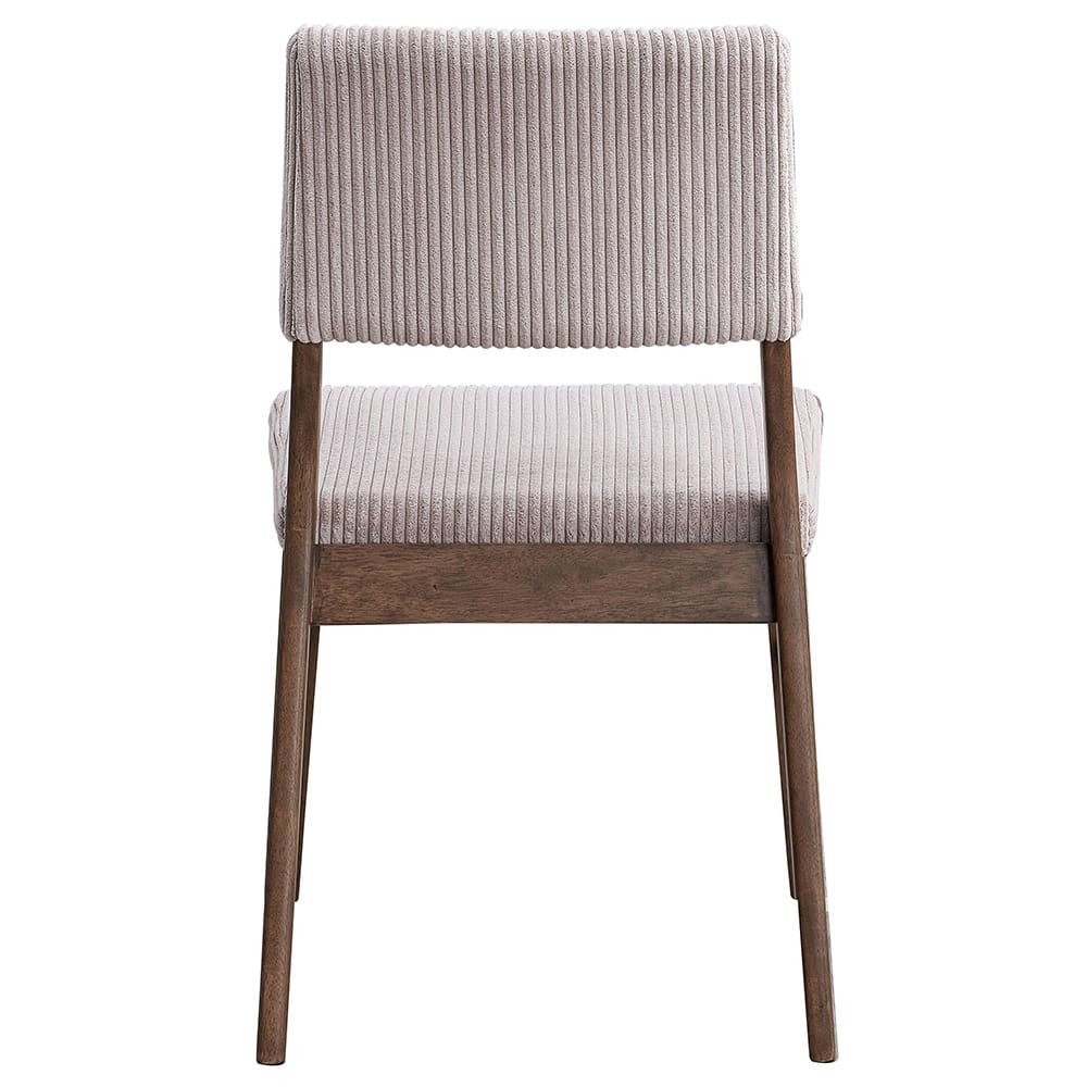 ACME Furniture - Seda - Side Chair (Set of 2) - Dusty Mauve Corduroy & Walnut  - DN04191 view 4