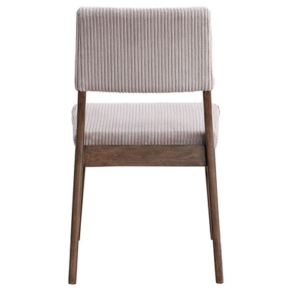 ACME Furniture - Seda - Side Chair (Set of 2) - Dusty Mauve Corduroy & Walnut  - DN04191 view 4