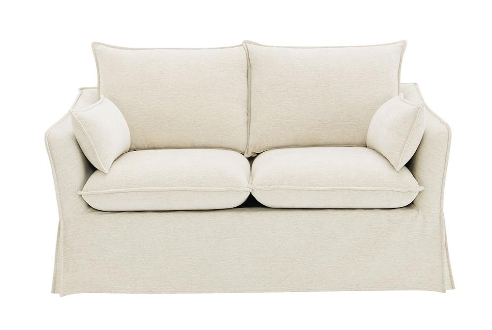 ACME Furniture - Shane Loveseat w/2 Pillows - Beige Fabric - LV02911 veiw 2