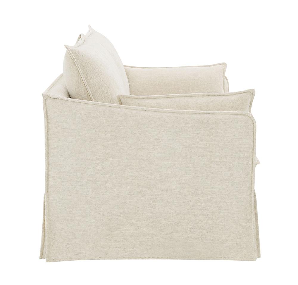 ACME Furniture - Shane Loveseat w/2 Pillows - Beige Fabric - LV02911 veiw 3