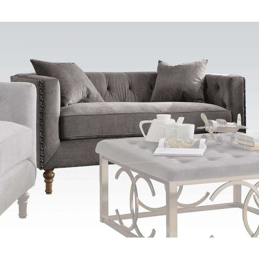 ACME Furniture - Sidonia Loveseat (w/2 Pillows) - 53581 view 2