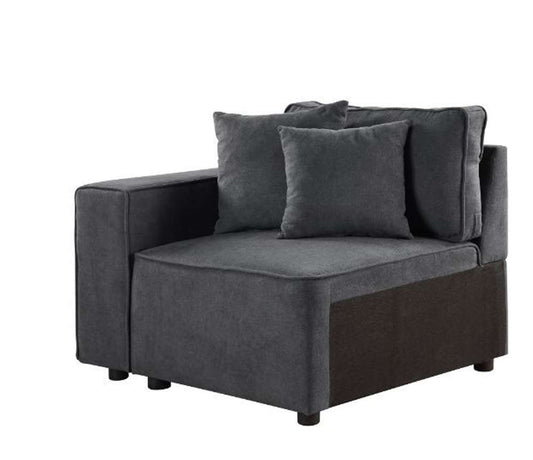 ACME Furniture - Silvester Modular Left Facing Chair w/2 Pillows - 56871 veiw 1