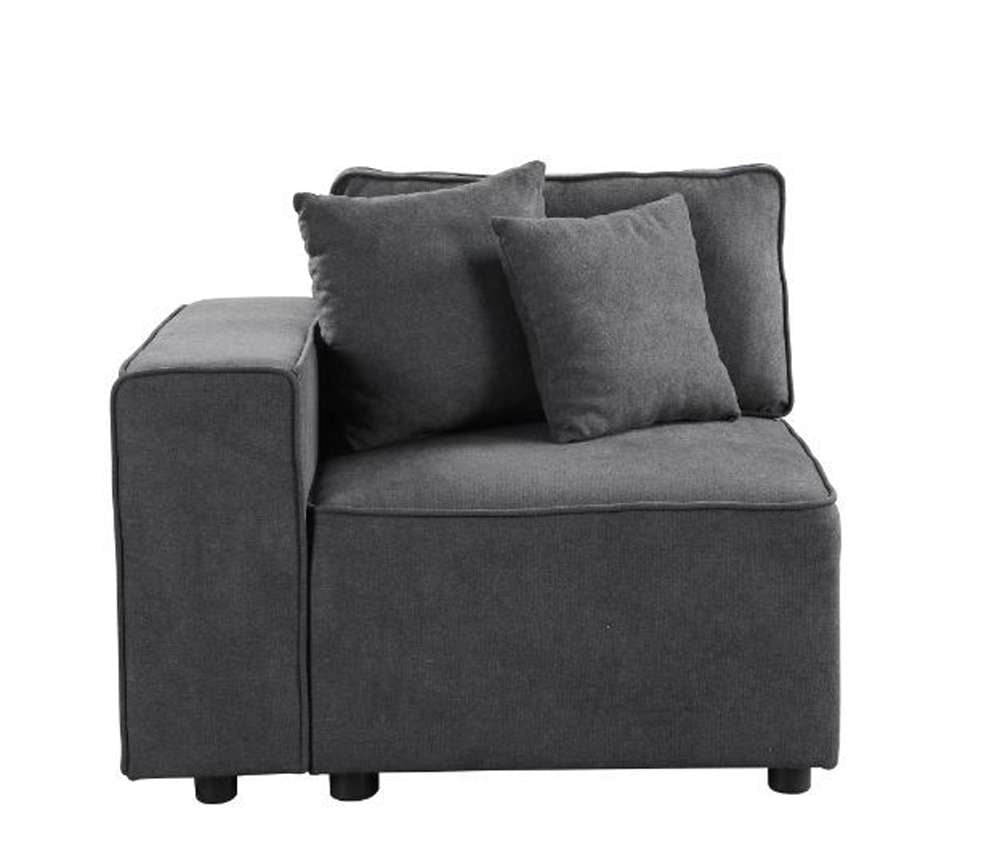 ACME Furniture - Silvester Modular Left Facing Chair w/2 Pillows - 56871 veiw 2