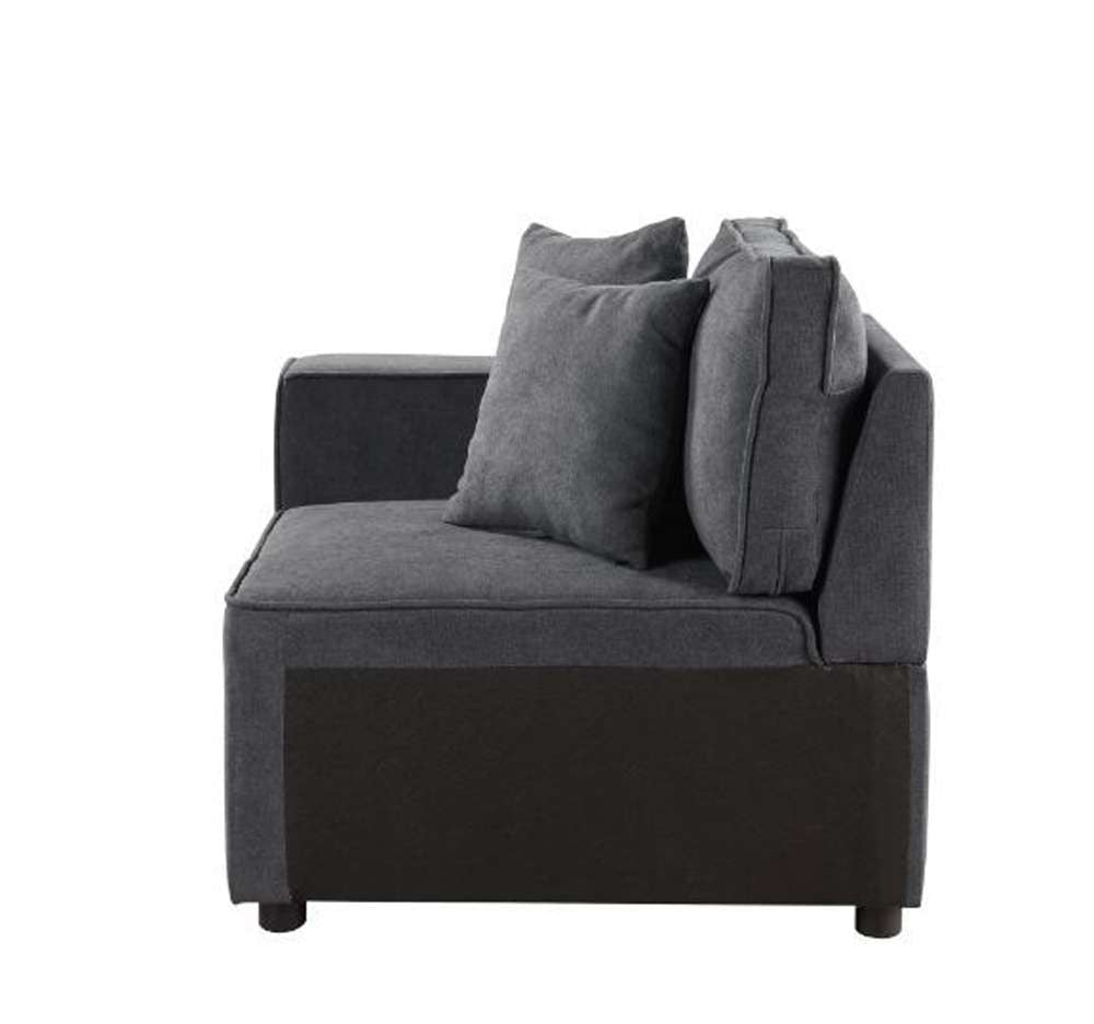 ACME Furniture - Silvester Modular Left Facing Chair w/2 Pillows - 56871 veiw 3
