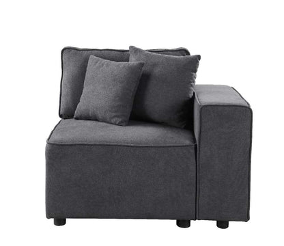 ACME Furniture - Silvester Modular Right Facing Chair w/2 Pillows - 56872 veiw 3
