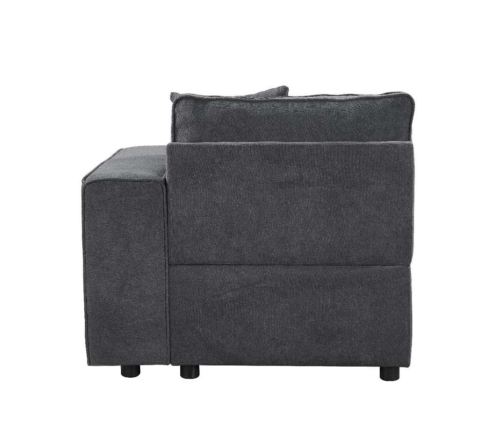 ACME Furniture - Silvester Modular Right Facing Chair w/2 Pillows - 56872 veiw 4