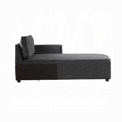 ACME Furniture - Silvester Modular - Chaise w/2 Pillows - Gray Fabric - 56875 veiw 3