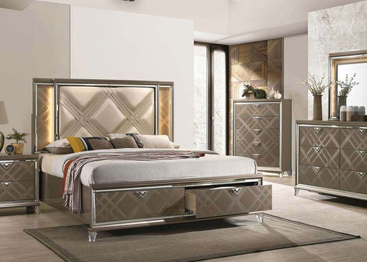 ACME Furniture - Skylar Eastern King Bed w/Storage - 25317EK veiw 2