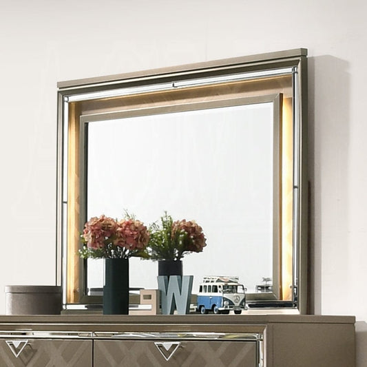 ACME Furniture - Skylar Mirror w/LED - 25324 view 2