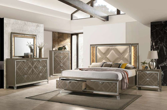 ACME Furniture - Skylar Queen Bed w/Storage - 25320Q veiw 1