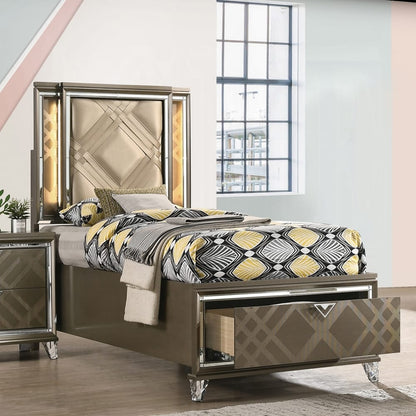 ACME Furniture - Skylar Twin Bed w/Storage - 25340T view 4