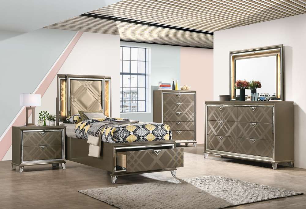 ACME Furniture - Skylar Twin Bed w/Storage - 25340T view 5
