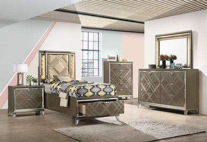 ACME Furniture - Skylar Twin Bed w/Storage - 25340T view 5