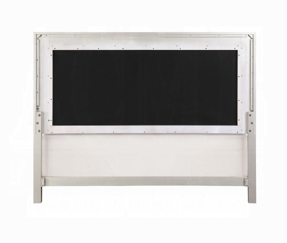 ACME Furniture - Sliverfluff Eastern King Bed w/LED - Synthetic Leather & Champagne - BD00238EK view 4