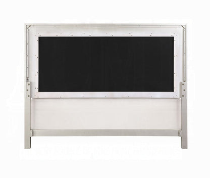 ACME Furniture - Sliverfluff Eastern King Bed w/LED - Synthetic Leather & Champagne - BD00238EK view 4