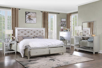 ACME Furniture - Sliverfluff Mirror - Mirrored & Champagne - BD00244 view 4