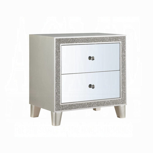 ACME Furniture - Sliverfluff Nightstand - Mirrored & Champagne - BD00243 view 1