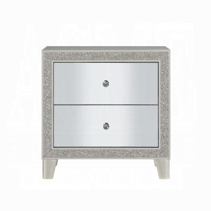 ACME Furniture - Sliverfluff Nightstand - Mirrored & Champagne - BD00243 view 2