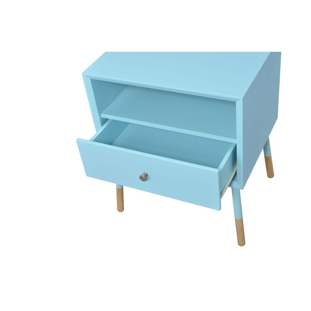 ACME Furniture - Sonria II - End Table - Light Blue & Natural - 84452 view 3