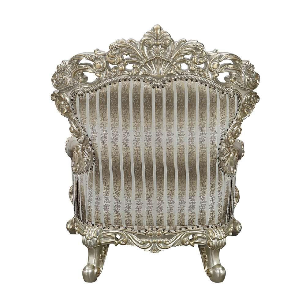 ACME Furniture - Sorina Chair w/2 Pillows - Antique Gold - LV01207 veiw 4
