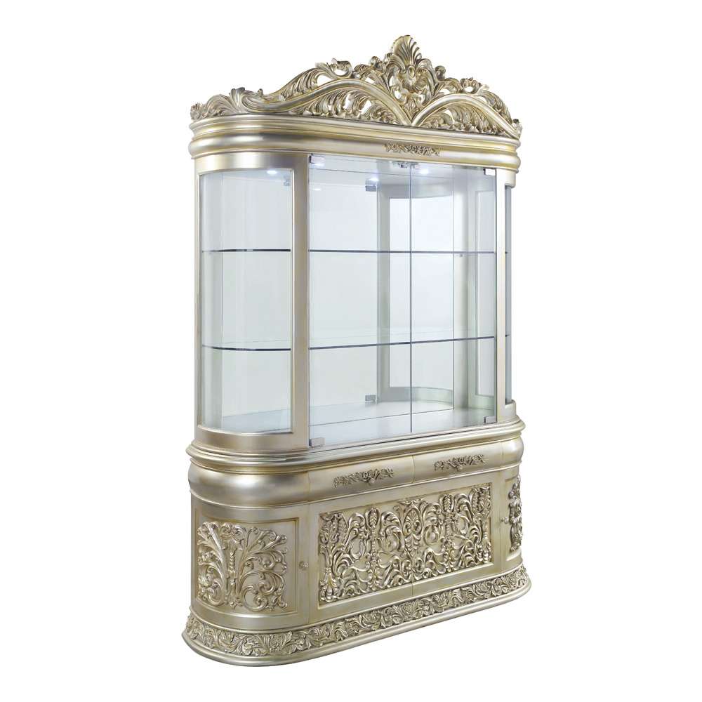 ACME Furniture - Sorina Curio - Antique Gold - DN01211 view 1