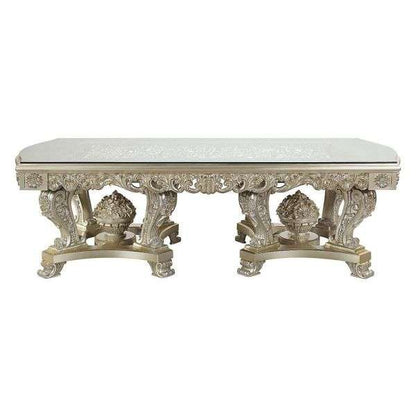 ACME Furniture - Sorina Dining Table - Antique Gold - DN01208 view 2