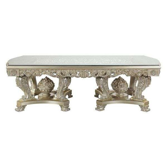 ACME Furniture - Sorina Dining Table - Antique Gold - DN01208 view 2