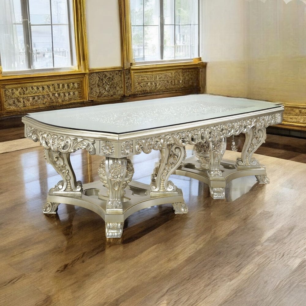 ACME Furniture - Sorina Dining Table - Antique Gold - DN01208 view 4
