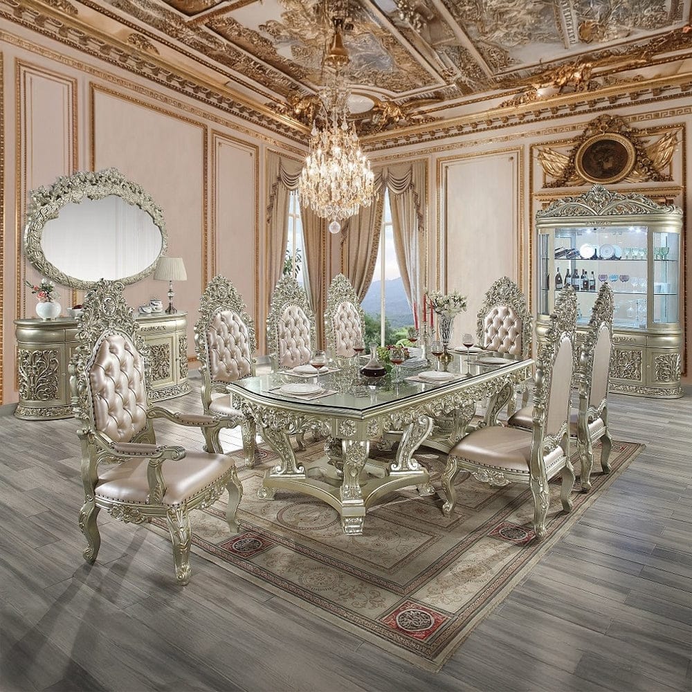 ACME Furniture - Sorina Dining Table - Antique Gold - DN01208 view 6