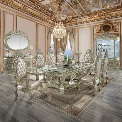 ACME Furniture - Sorina Dining Table - Antique Gold - DN01208 view 6