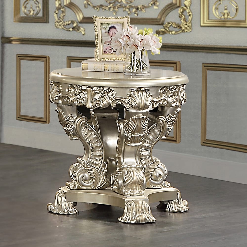 ACME Furniture - Sorina End Table - Antique Gold - LV01214 view 3