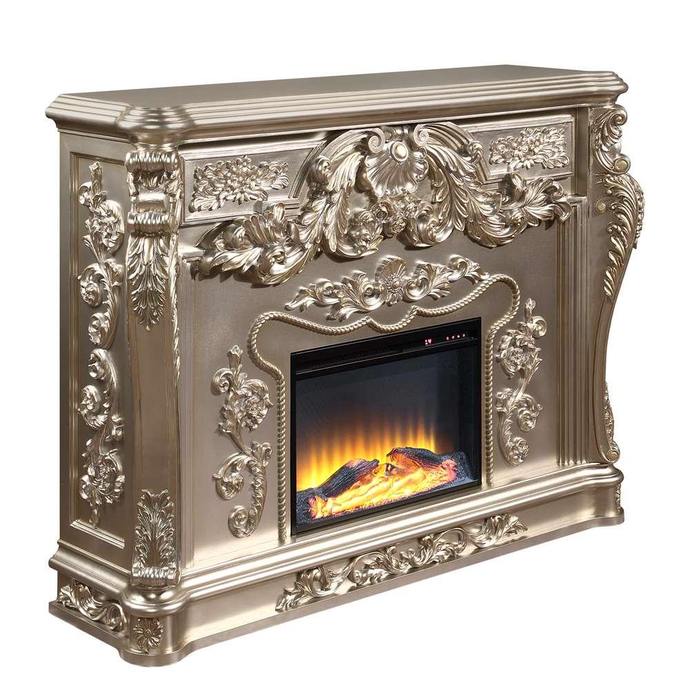 ACME Furniture - Sorina Fireplace - Antique Silver - AC01619 view 1