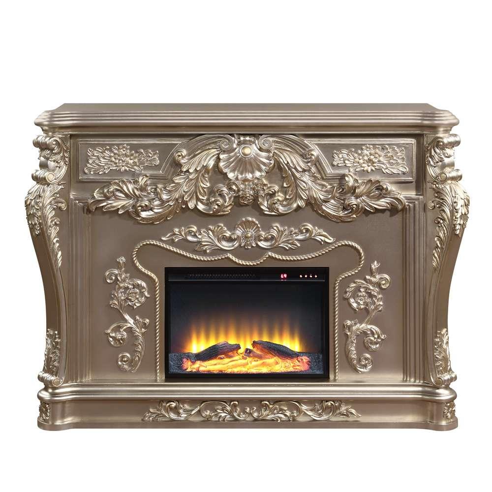 ACME Furniture - Sorina Fireplace - Antique Silver - AC01619 view 2
