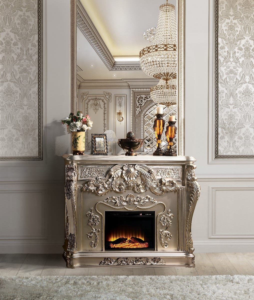 ACME Furniture - Sorina Fireplace - Antique Silver - AC01619 view 6