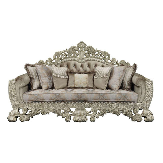 ACME Furniture - Sorina Sofa w/7 Pillows - Antique Gold - LV01205 veiw 2
