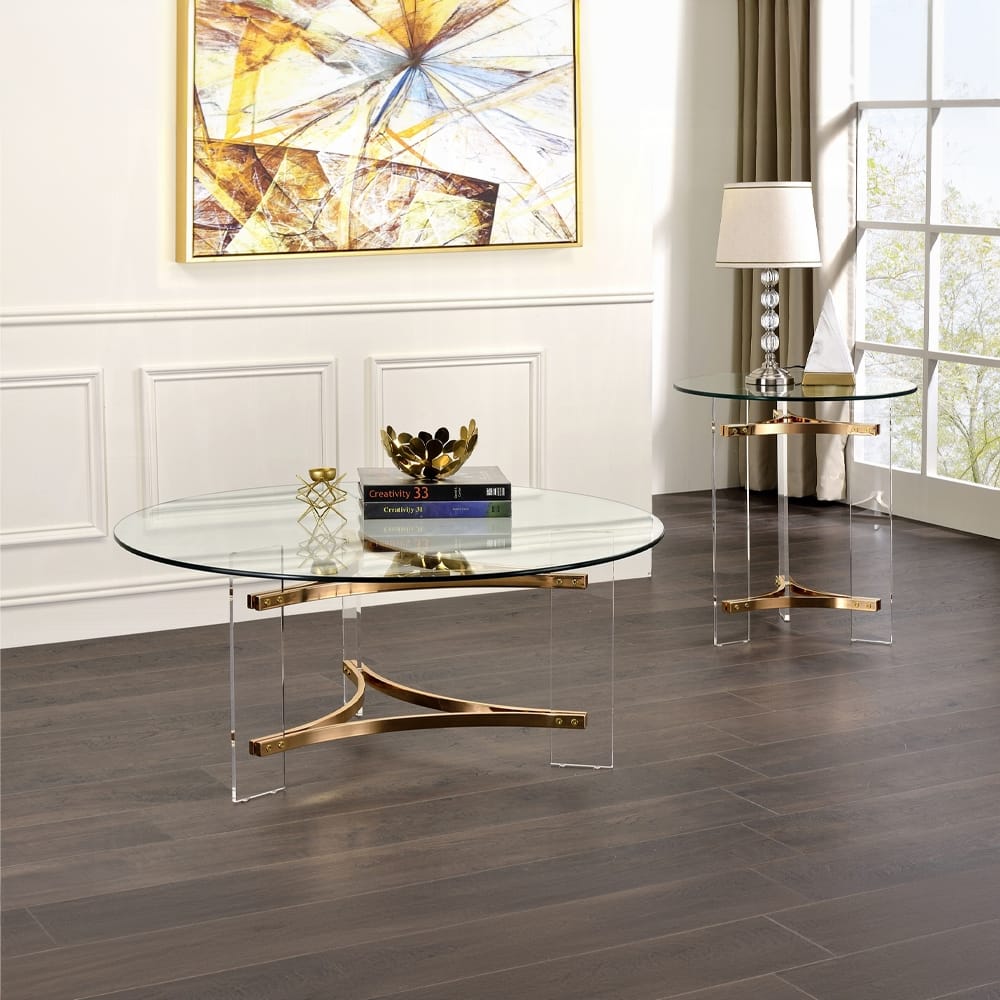ACME Furniture - Sosi Coffee Table - Gold  - LV01083 view 6
