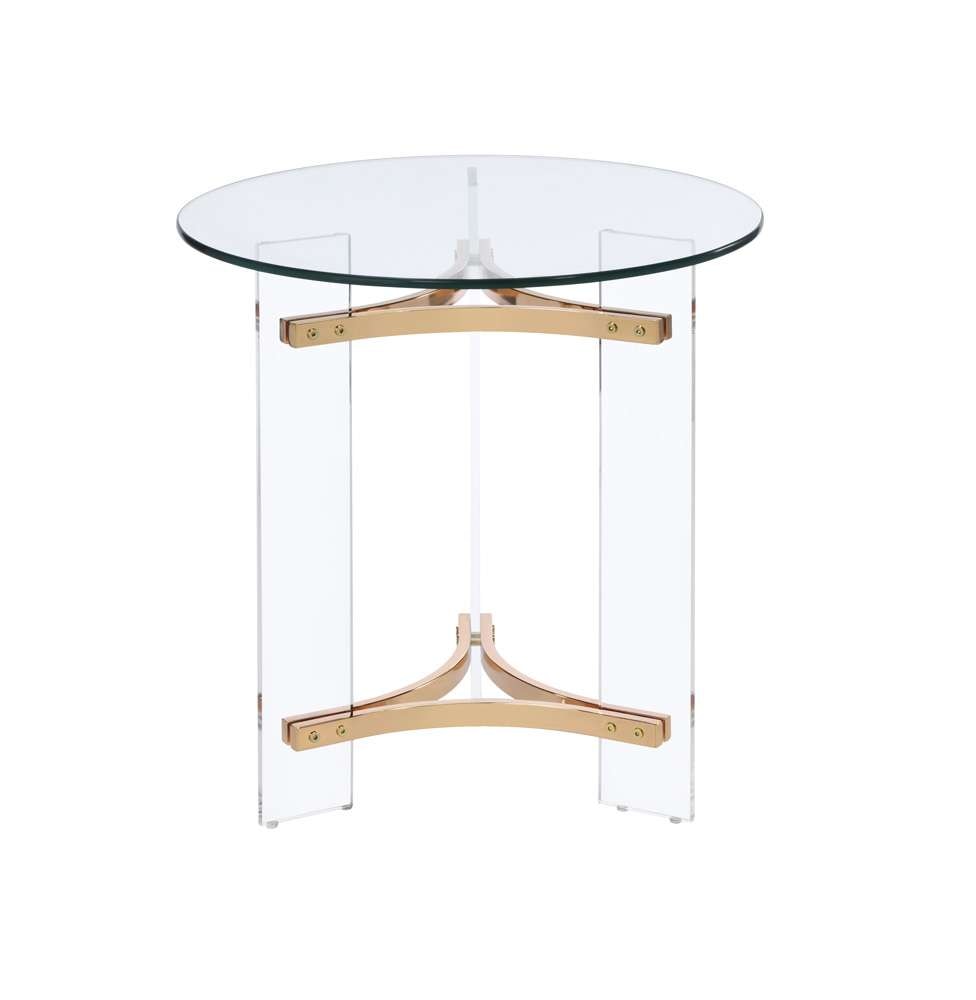 ACME Furniture - Sosi End Table - Gold  - LV01084 view 2