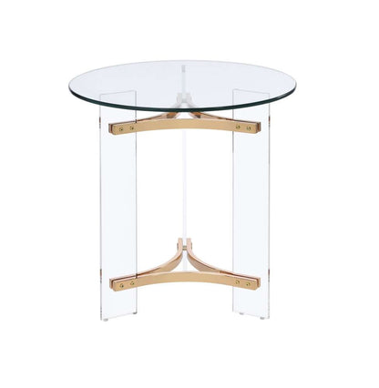 ACME Furniture - Sosi End Table - Gold  - LV01084 view 2