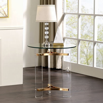 ACME Furniture - Sosi End Table - Gold  - LV01084 view 3