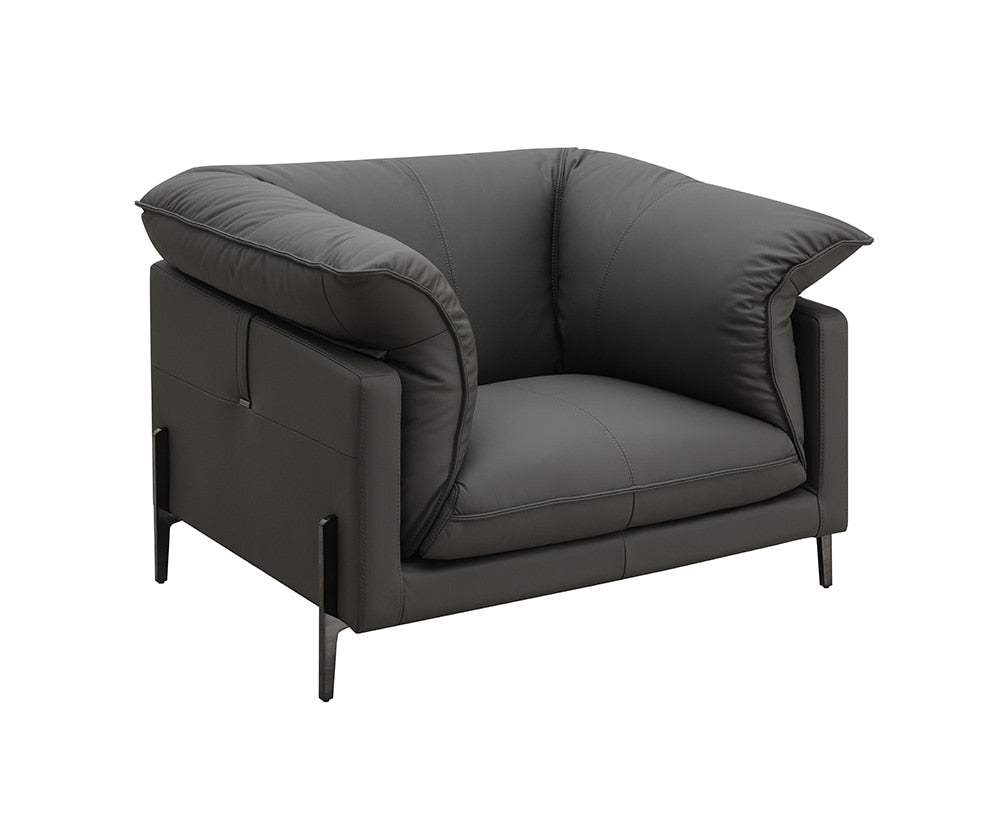 ACME Furniture - Tadi Chair - Black Top Grain Leather - LV04512 veiw 1