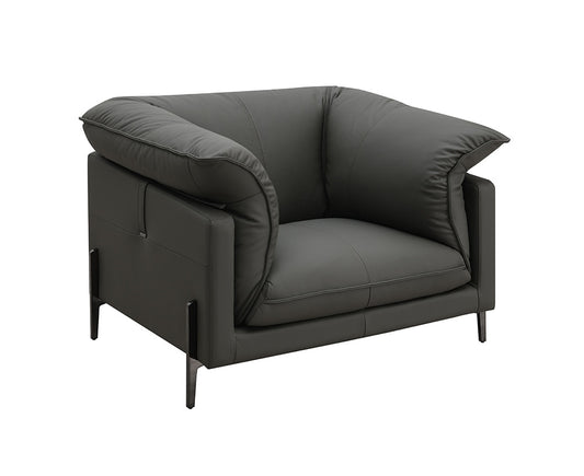 ACME Furniture - Tadi Chair - Black Top Grain Leather - LV04512 veiw 1