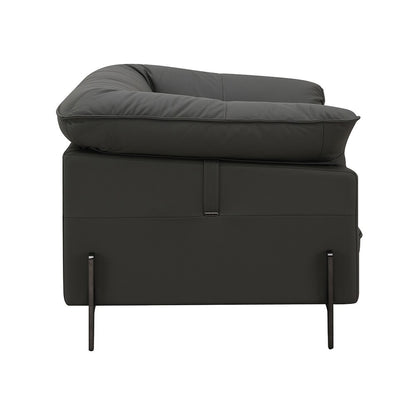 ACME Furniture - Tadi Chair - Black Top Grain Leather - LV04512 veiw 3