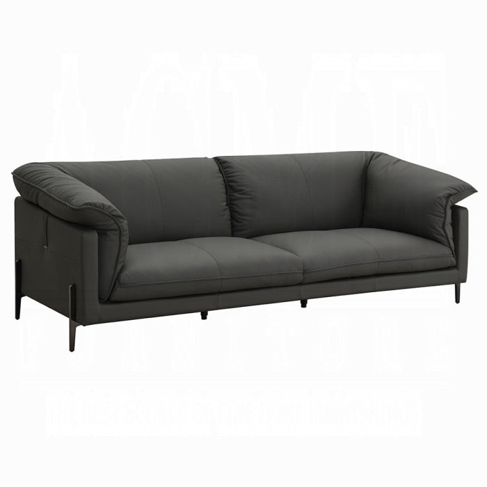 ACME Furniture - Tadi Loveseat - Black Top Grain Leather - LV04511 veiw 1