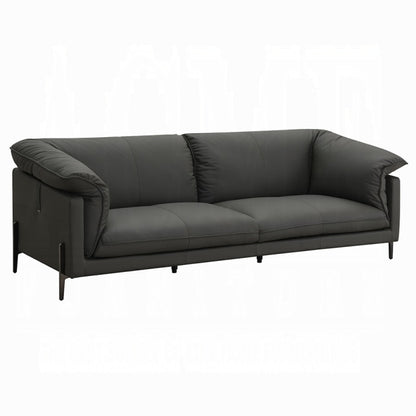 ACME Furniture - Tadi Loveseat - Black Top Grain Leather - LV04511 veiw 1